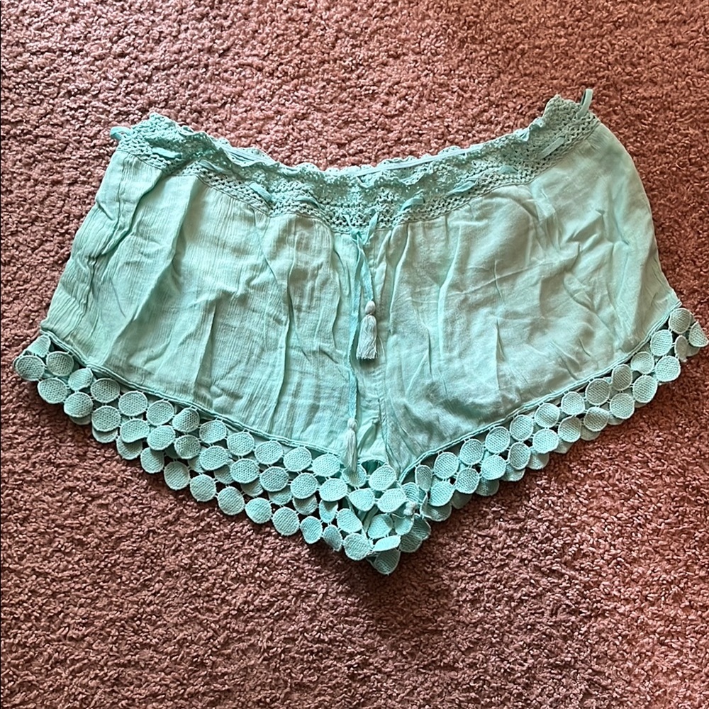 Aerie Mint Green Shorts
